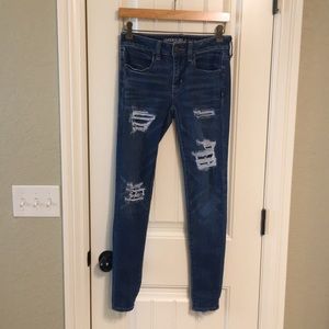 AEO jeggings. super super stretch x SZ 4